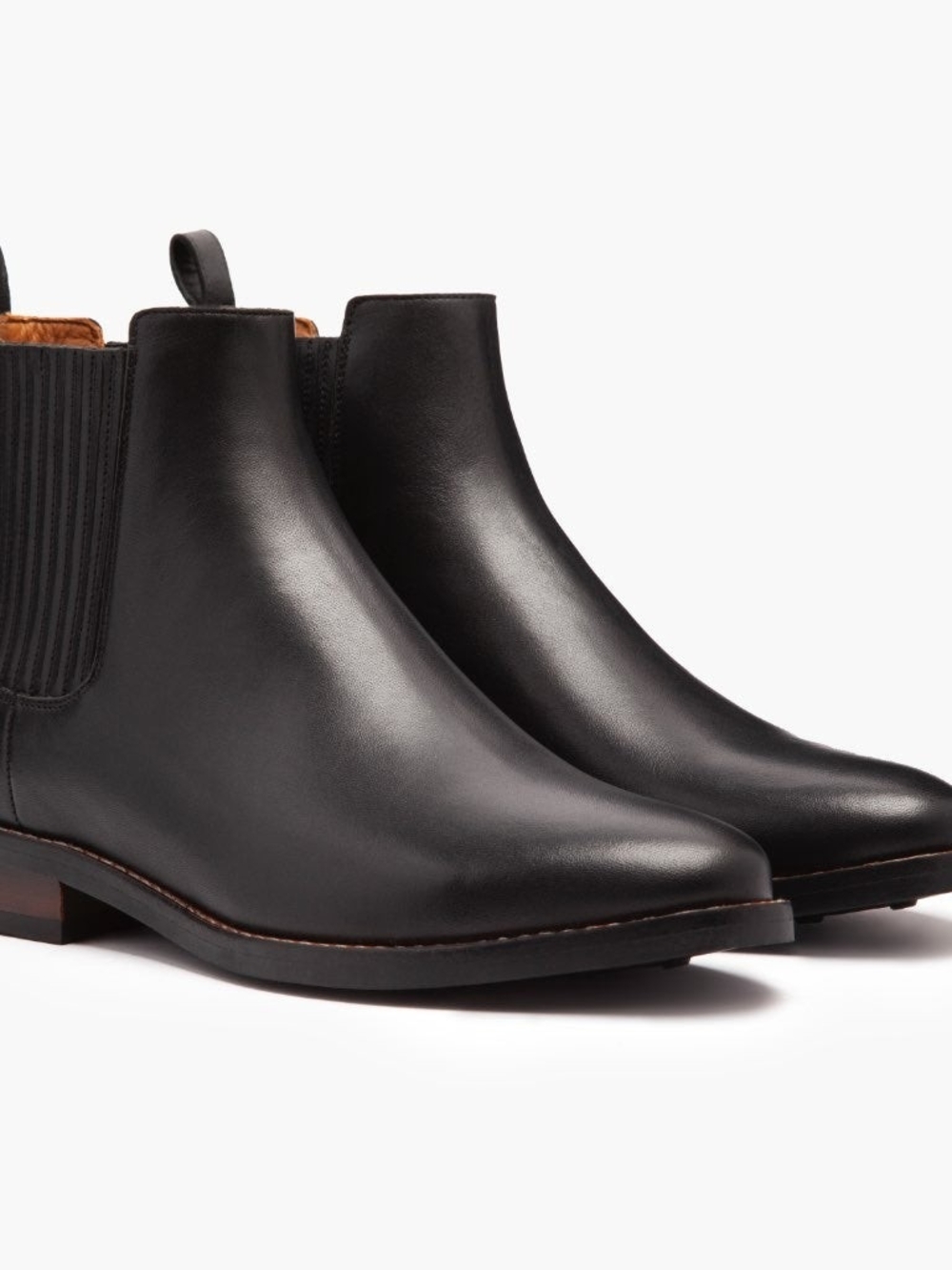 Thursday Boot Company Black Leather Chelsea Ankle Boots - Picture 1 of 8